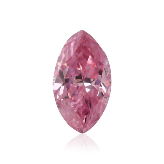 0,14 Karat Fancy Intense Purplish Pink Marquise-Diamant (I2) GIA