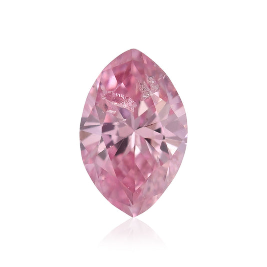 0,16 Karat Fancy Intense Purplish Pink Marquise-Diamant (I2) GIA
