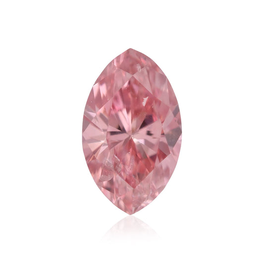 0,18 Karat Fancy Intense Pink Marquise-Diamant (I2) GIA