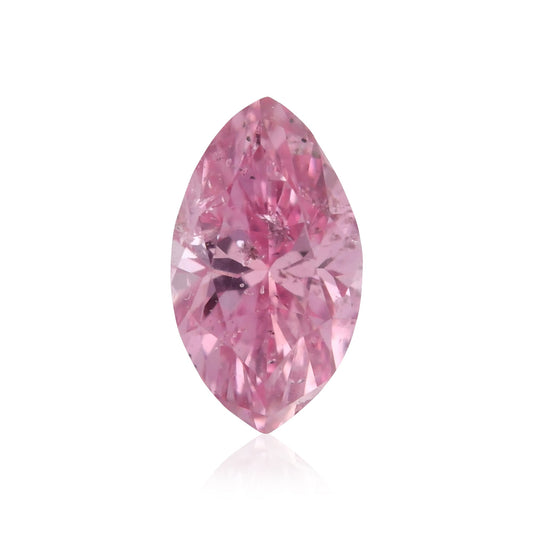 0,19 Karat Fancy Intense Purplish Pink Marquise-Diamant (I2) GIA