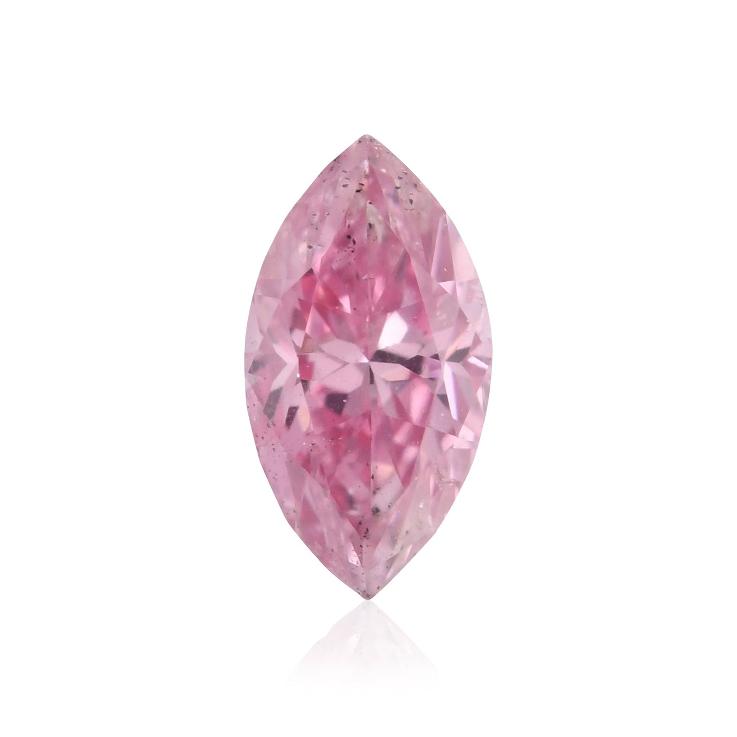 0,20 Karat Fancy Intense Purplish Pink Marquise-Diamant (I2) GIA
