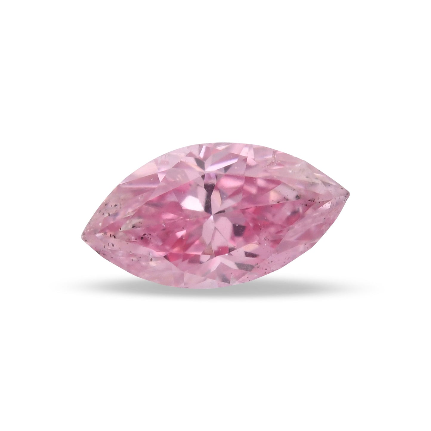 0,20 Karat Fancy Intense Purplish Pink Marquise-Diamant (I2) GIA