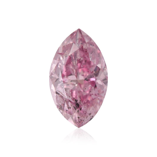 0,21 Karat Fancy Intense Purple Pink Marquise Argyle Diamant (I2) GIA