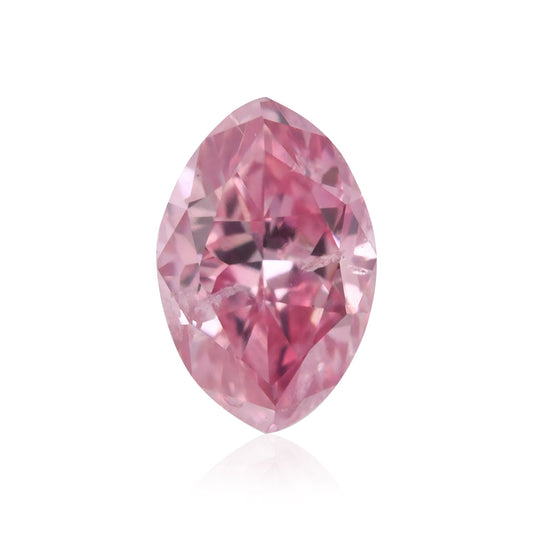 0,25 Karat Fancy Intense Purplish Pink Marquise Argyle Diamant (I2) GIA