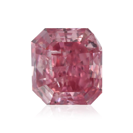 0,19 Karat Fancy Intense Purplish Pink Radiant (I2) GIA