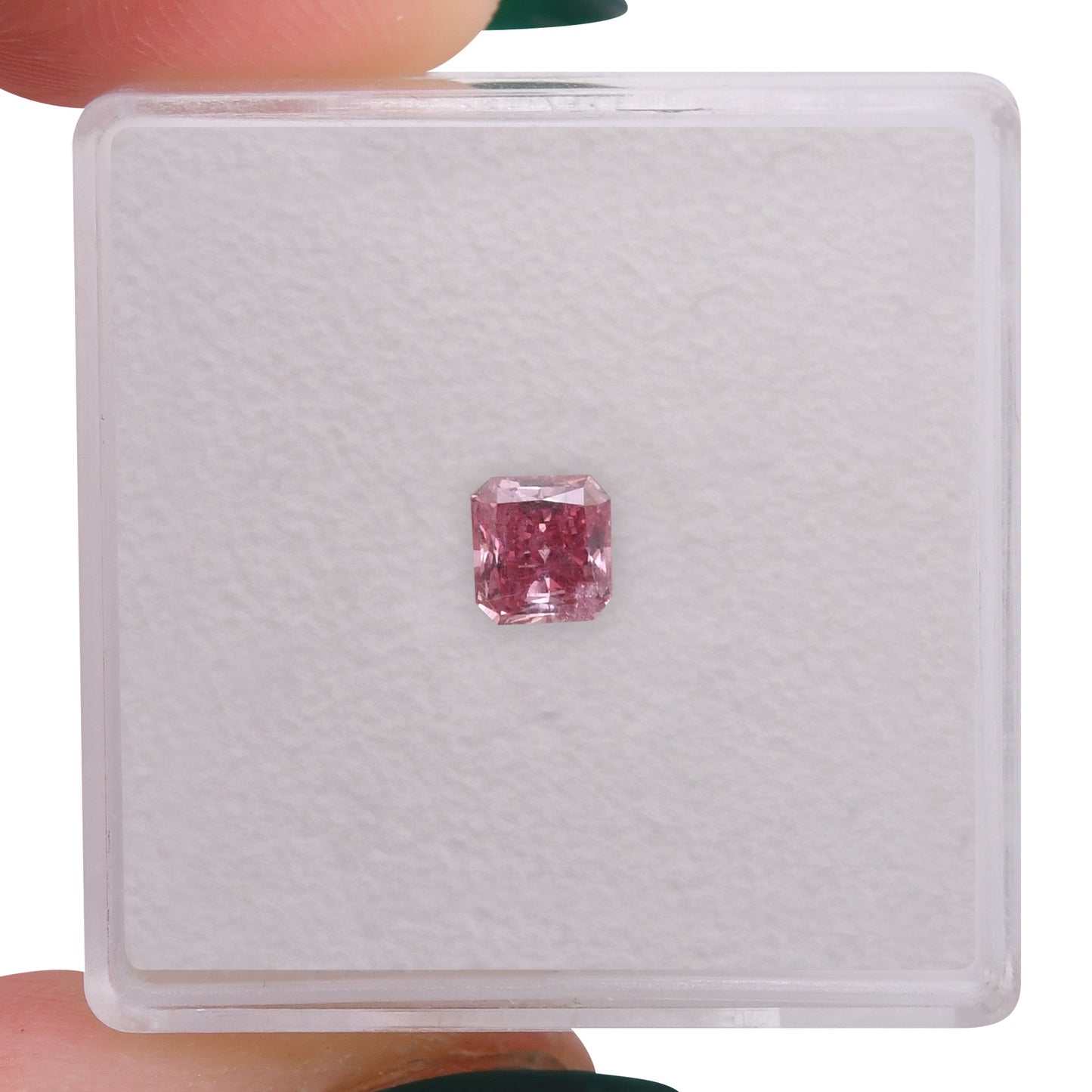0,35 Karat Fancy Intense Pink Radiant (I1) GIA & ARGYLE