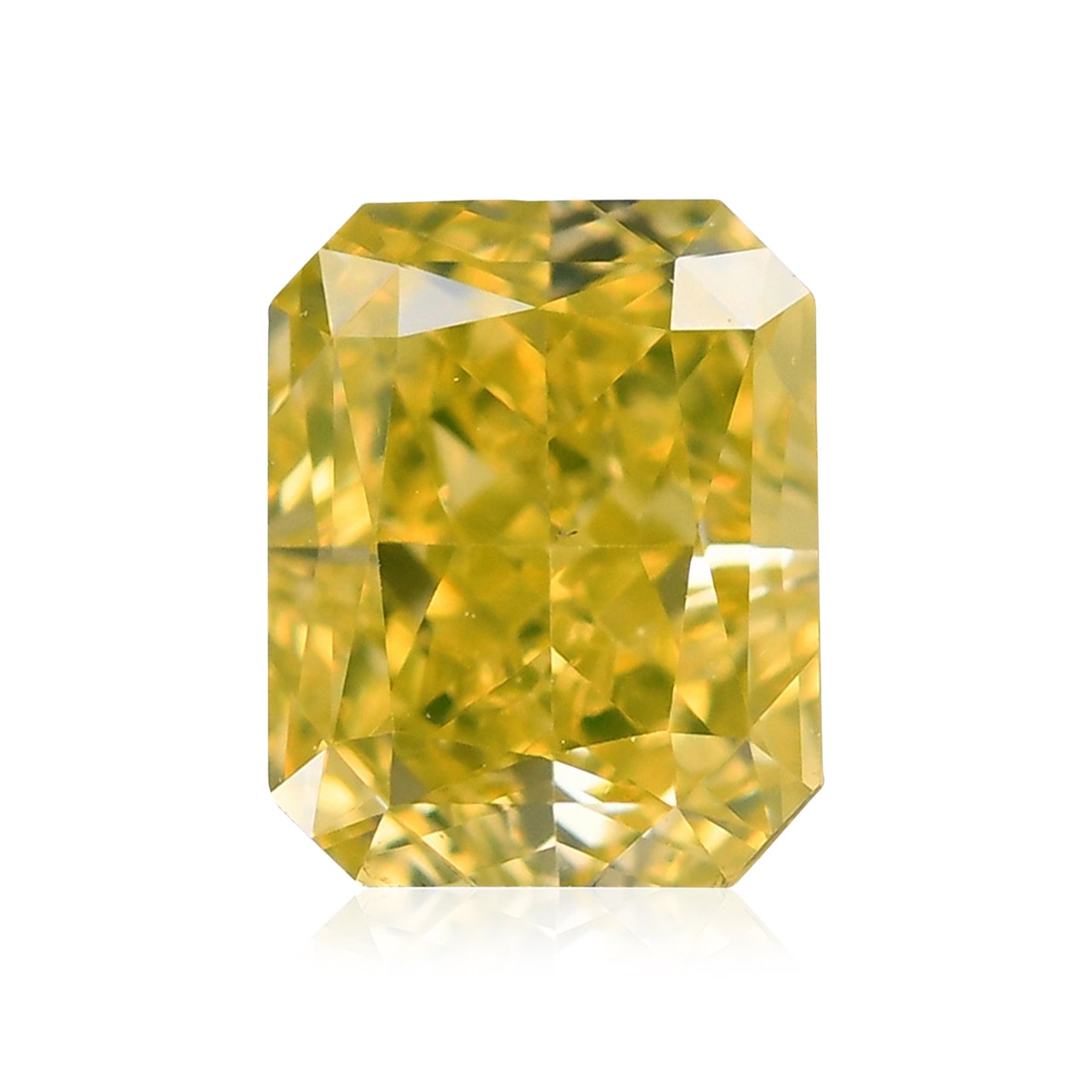 0,62 Karat Fancy Intense Yellow Radiant VS2 GIA