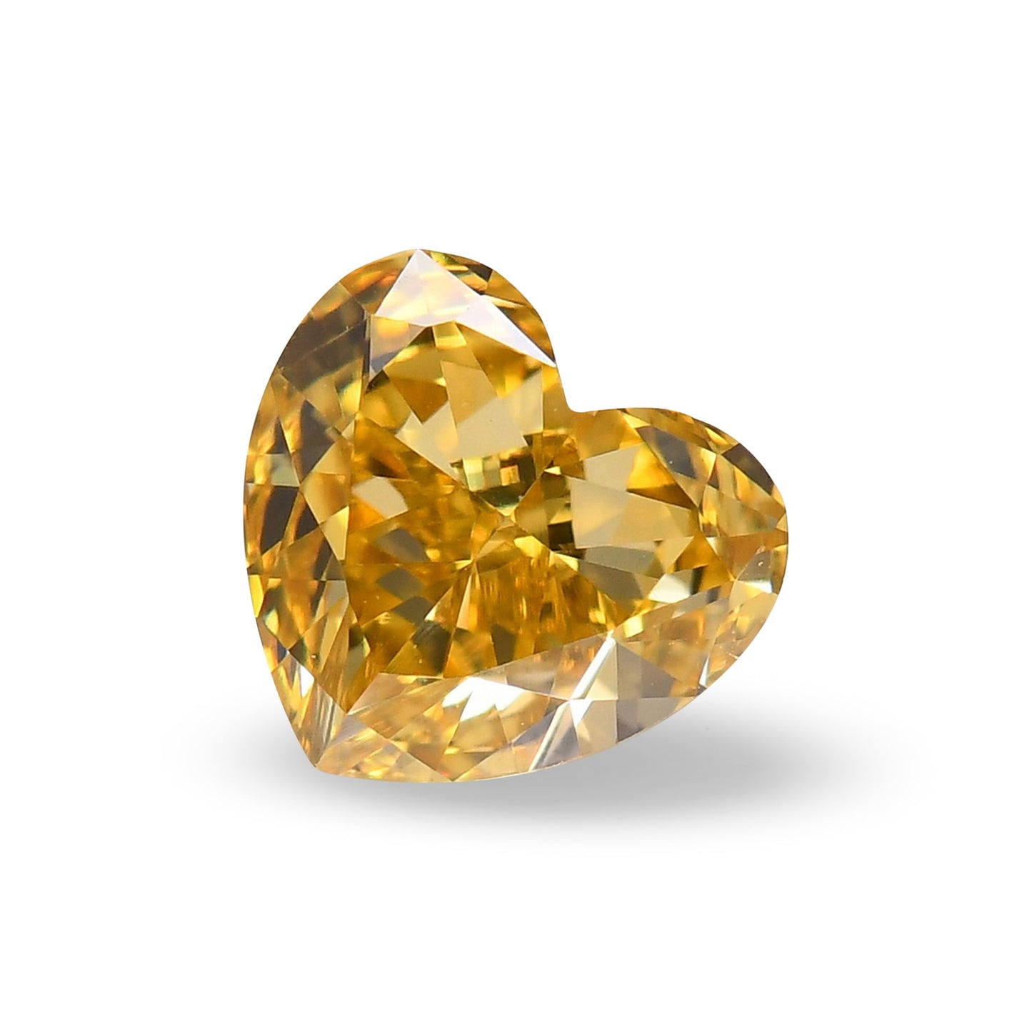 0,69 Karat Fancy Vivid Yellow HERZ-Diamant VS2 GIA