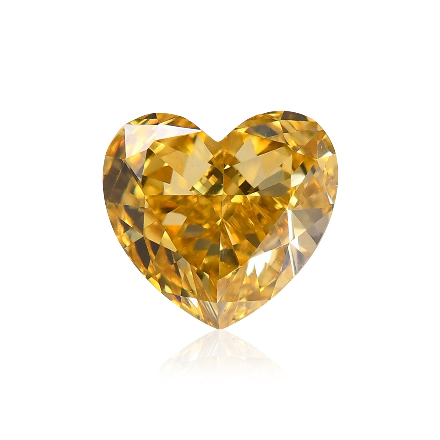0,69 Karat Fancy Vivid Yellow HERZ-Diamant VS2 GIA