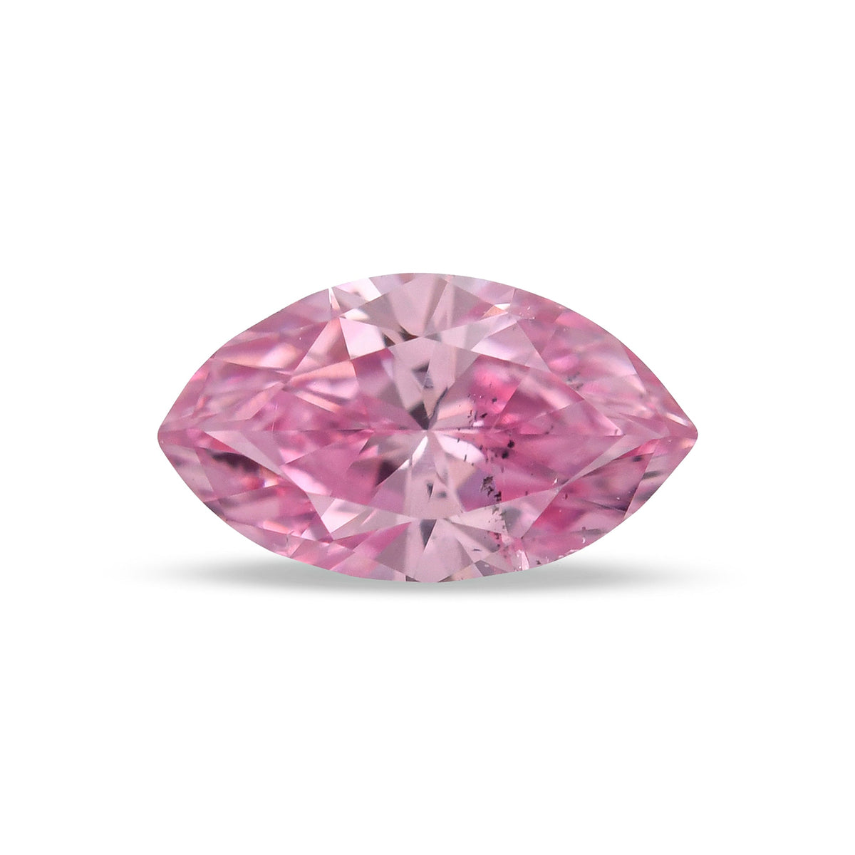 0,14 Karat Fancy Intense Purplish Pink Marquise-Diamant (SI2) GIA