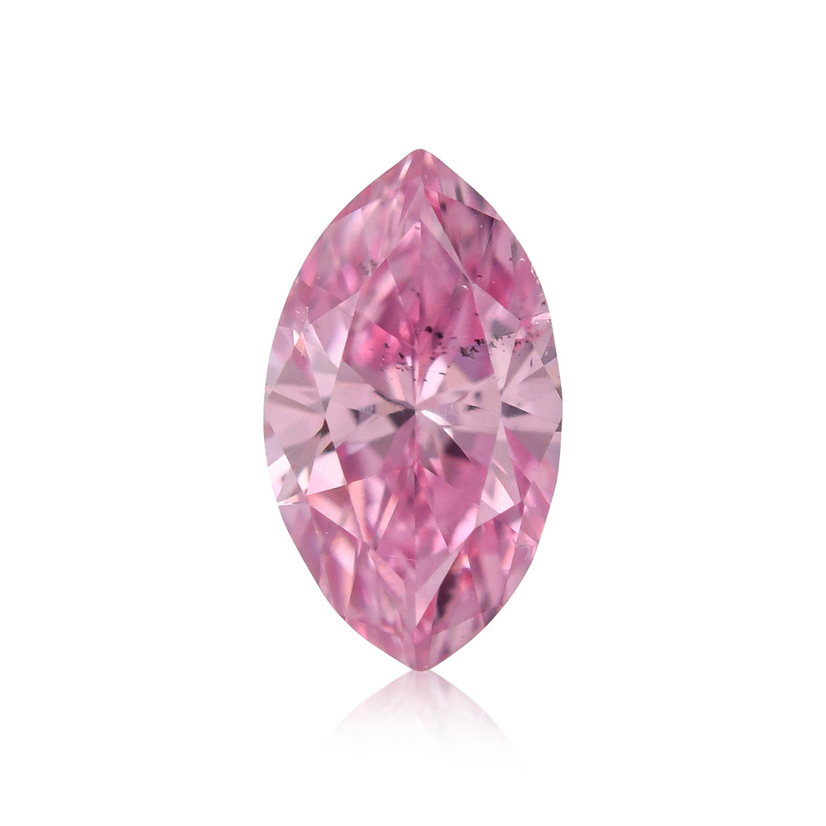 0,14 Karat Fancy Intense Purplish Pink Marquise-Diamant (SI2) GIA