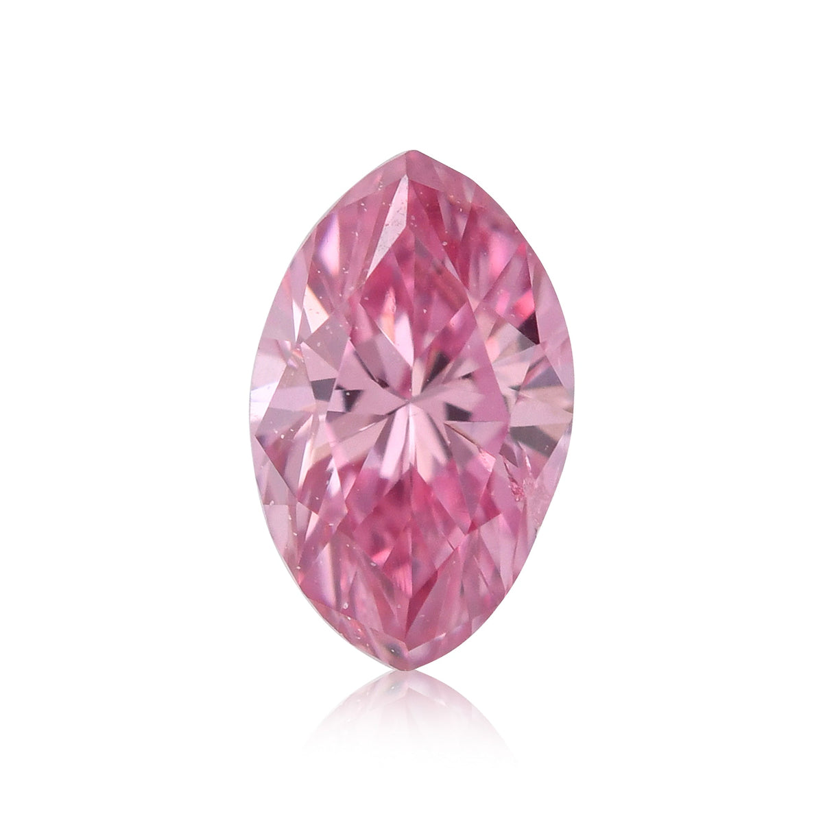 Marquise-Diamant | 0,16 ct | Fancy Vivid Purplish Pink | SI2 | GIA | Ref 567778