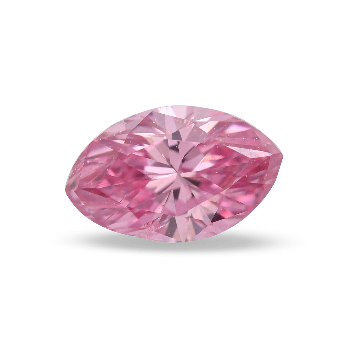Marquise-Diamant | 0,16 ct | Fancy Vivid Purplish Pink | SI2 | GIA | Ref 567778