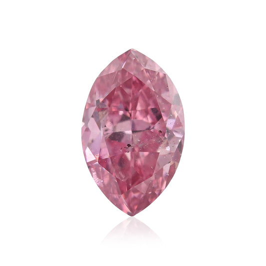 0,31 Karat Fancy Intense Purplish Pink Marquise Argyle Diamant SI2 GIA