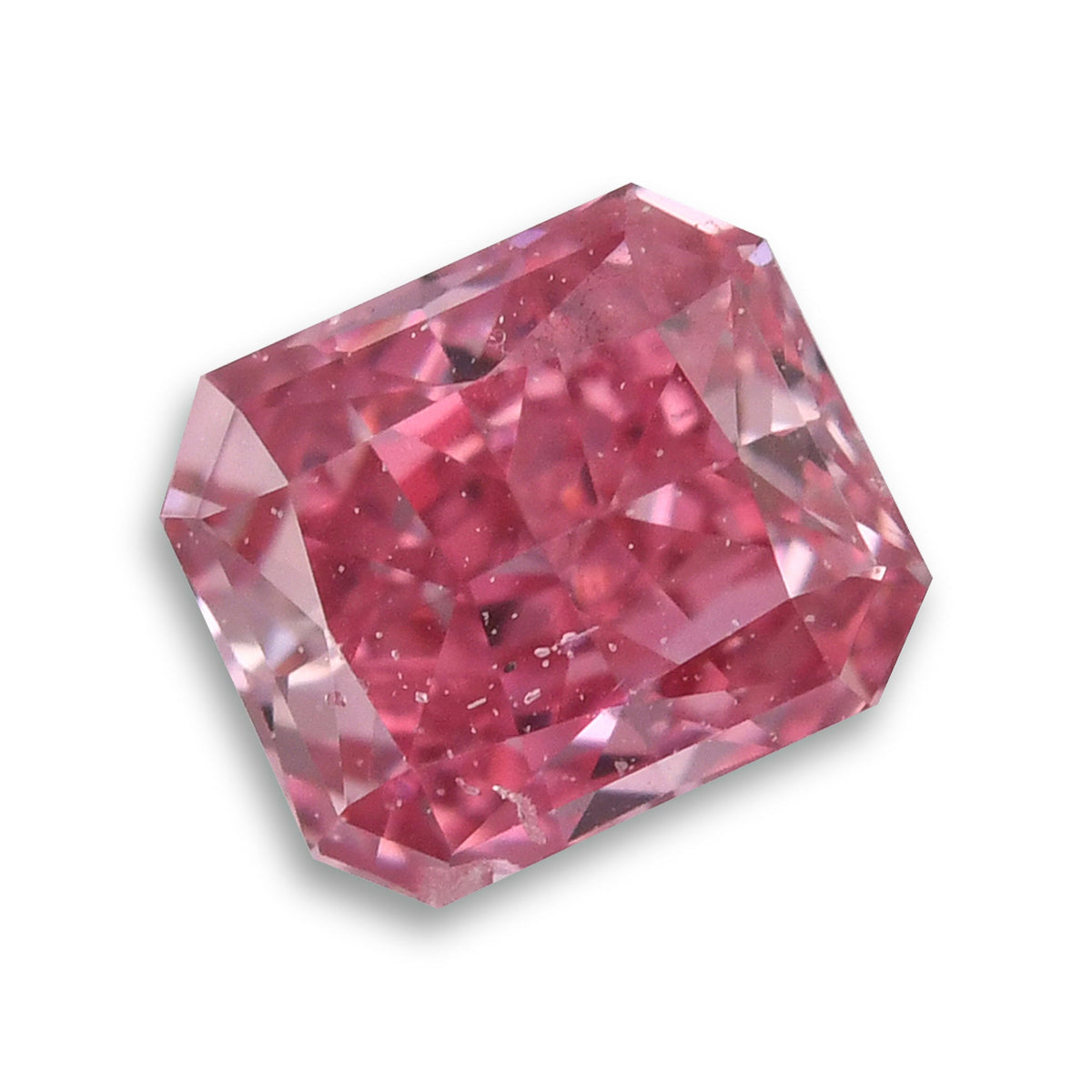 0,20 Karat Fancy Intense Pink Radiant Diamant SI2 GIA