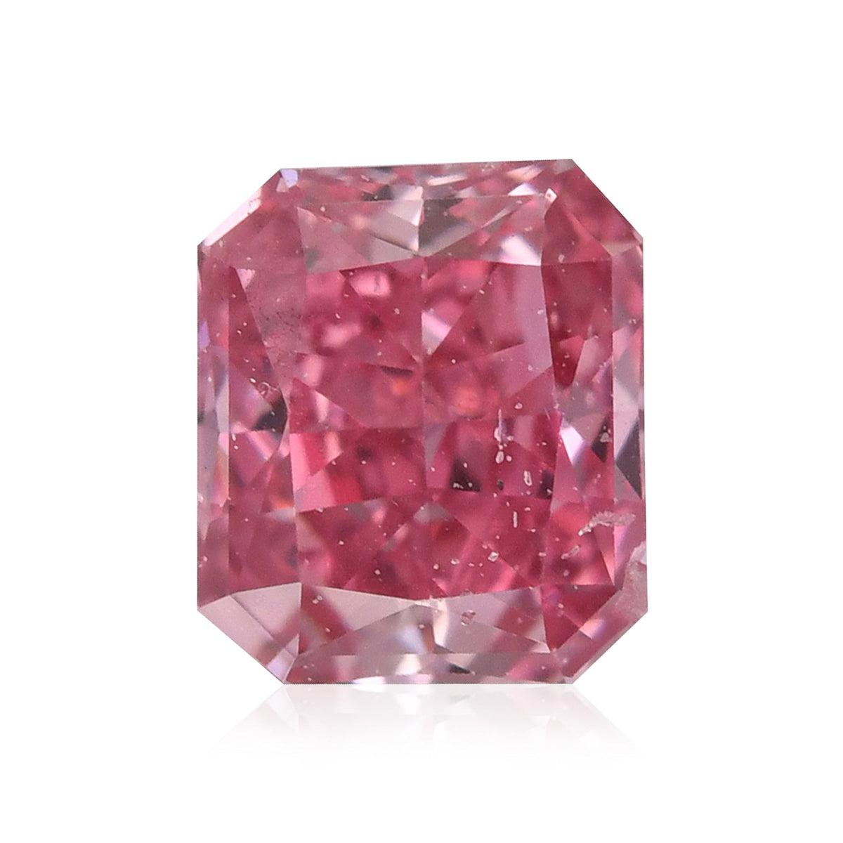 0,20 Karat Fancy Intense Pink Radiant Diamant SI2 GIA