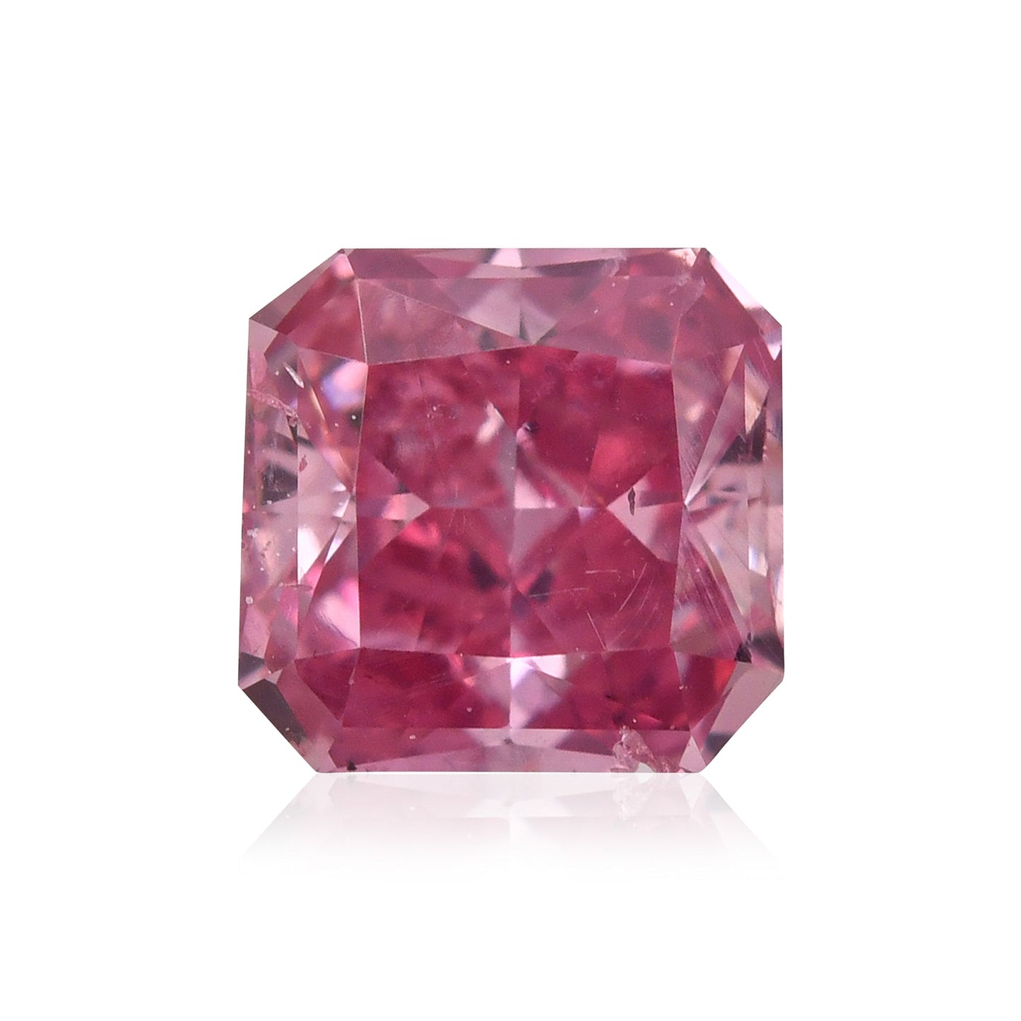 0,28 Karat Fancy Vivid Purplish Pink Radiant Argyle Diamant SI2 GIA