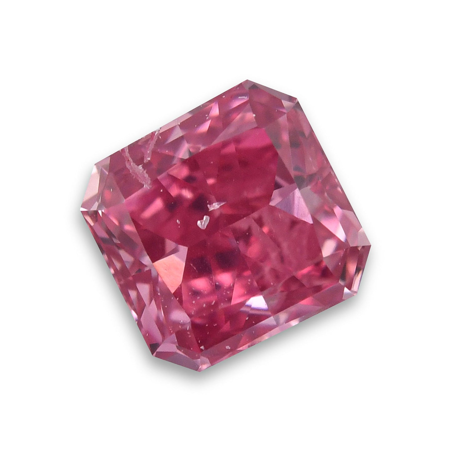 0,31 Karat Fancy Vivid Purplish Pink Radiant Argyle Diamant SI2 GIA