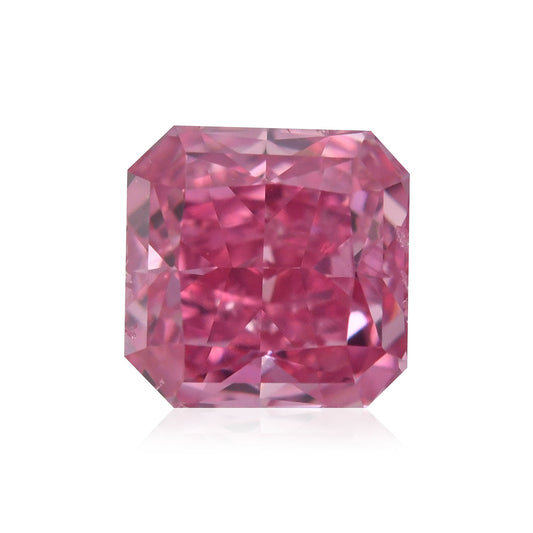 0,43 Karat Fancy Vivid Purplish Pink Radiant Argyle Diamant SI2 GIA und Argyle
