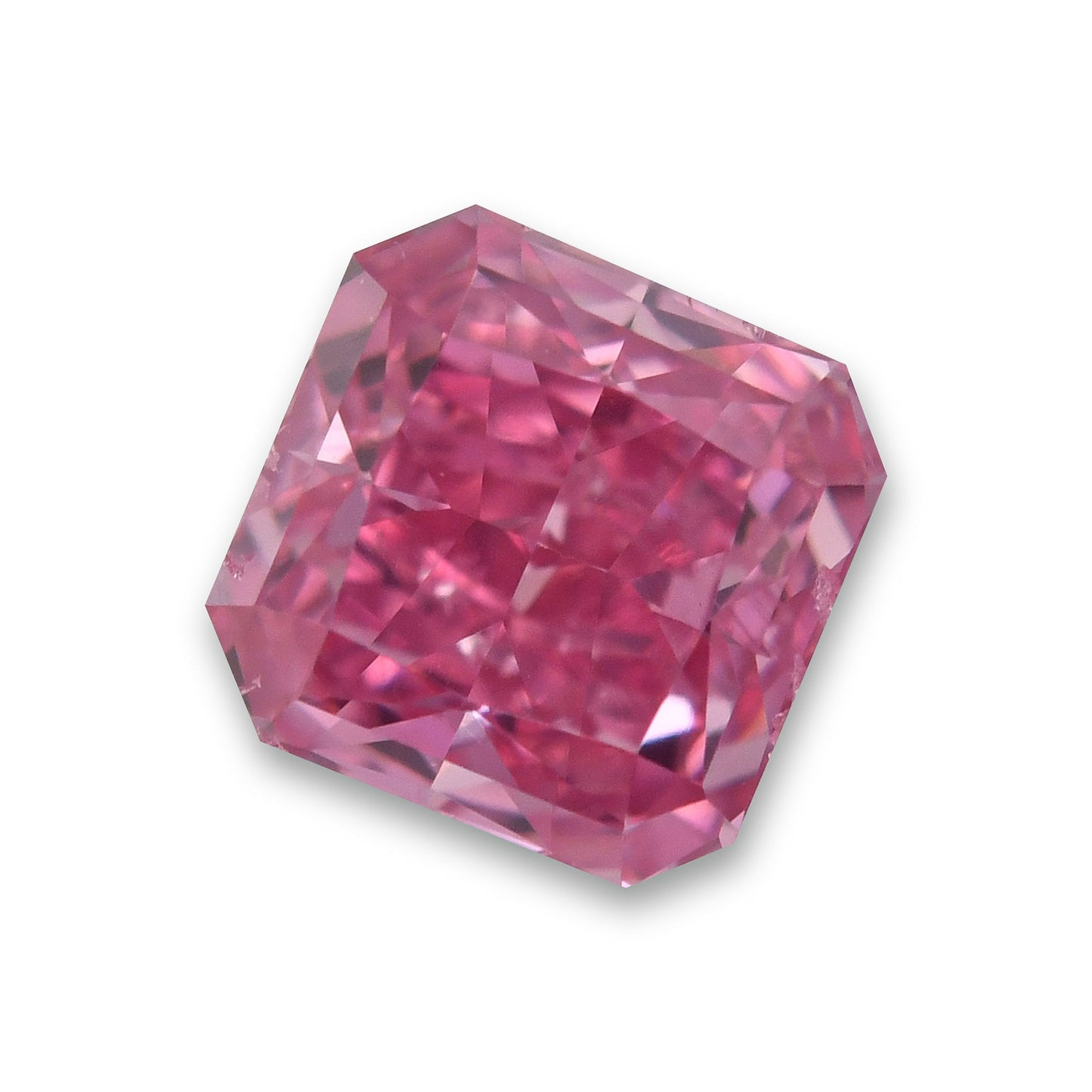 0,43 Karat Fancy Vivid Purplish Pink Radiant Argyle Diamant SI2 GIA und Argyle