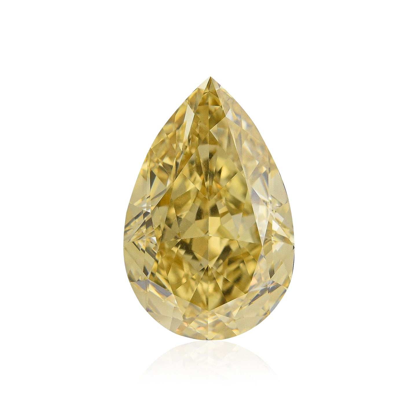 2,29 Karat Fancy Brownish Yellow Birnear Diamond VVS2 GIA