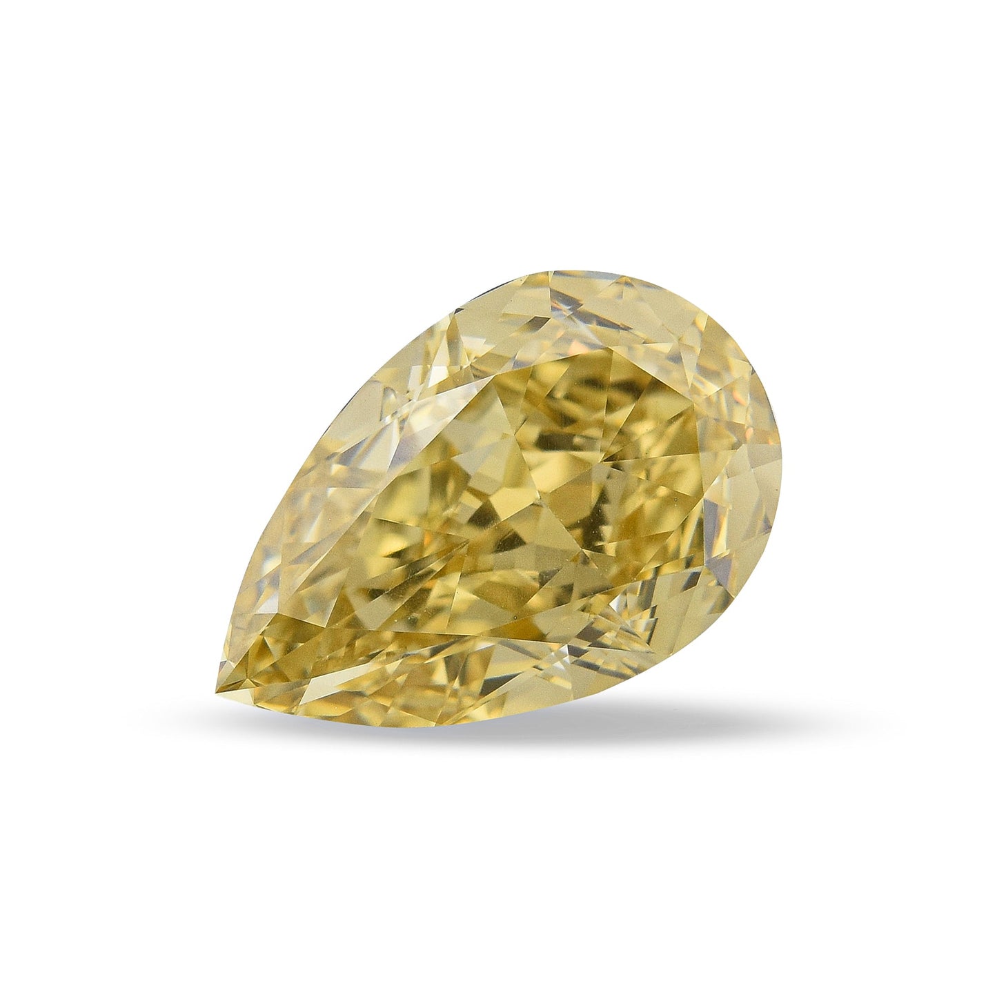 2,29 Karat Fancy Brownish Yellow Birnear Diamond VVS2 GIA