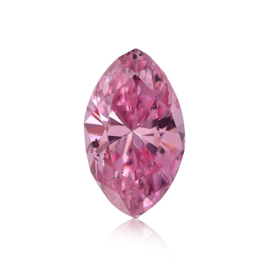 0,11 Karat Fancy Intense Purplish Pink Marquise-Diamant (I1) GIA