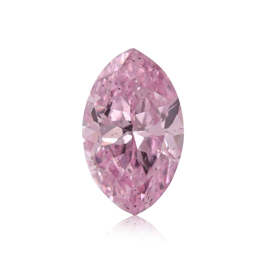0,11 Karat Fancy Intense Purplish Pink Marquise-Diamant (I1) GIA
