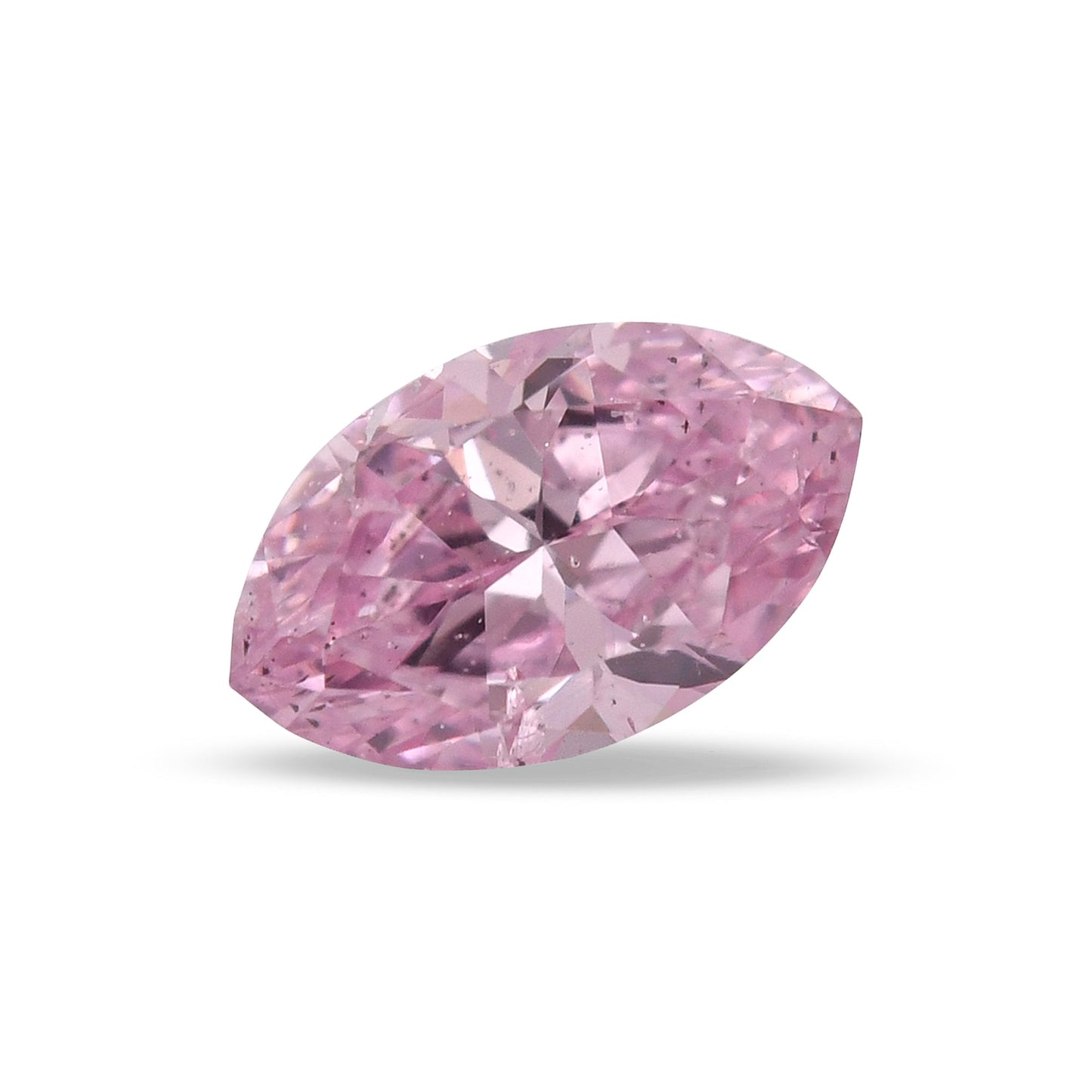 0,11 Karat Fancy Intense Purplish Pink Marquise-Diamant (I1) GIA