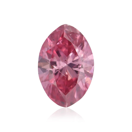 0,13 Karat Fancy Vivid Pink Marquise-Diamant (I1) GIA