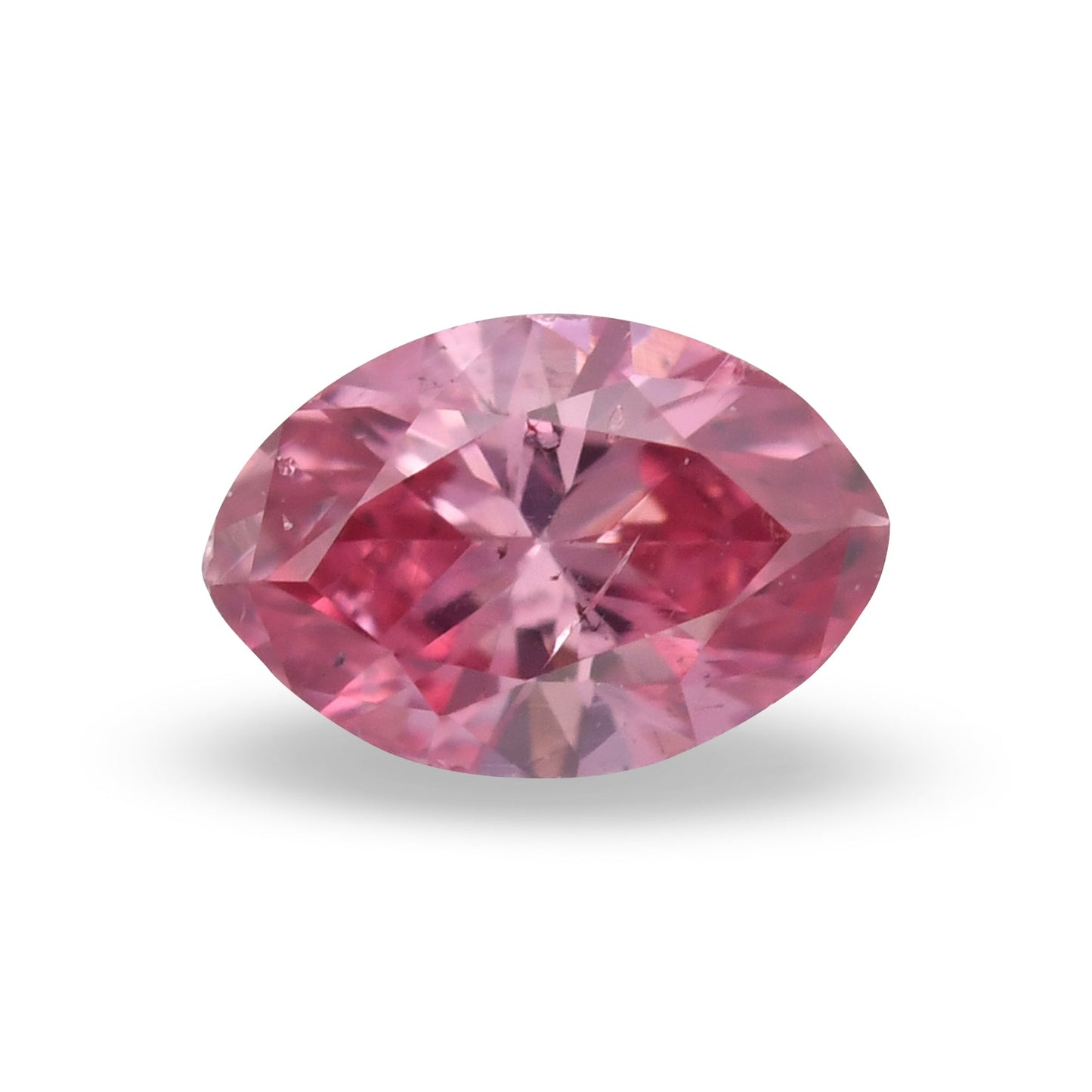 0,13 Karat Fancy Vivid Pink Marquise-Diamant (I1) GIA