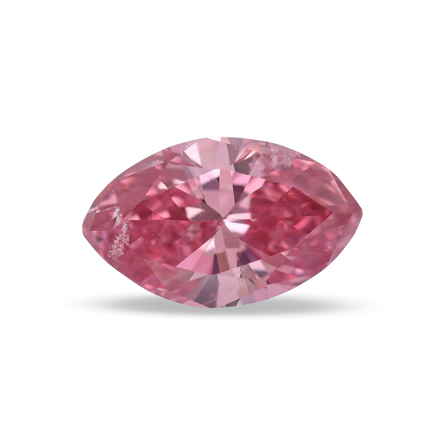 0,14 Karat Fancy Vivid Pink Marquise-Diamant (I1) GIA