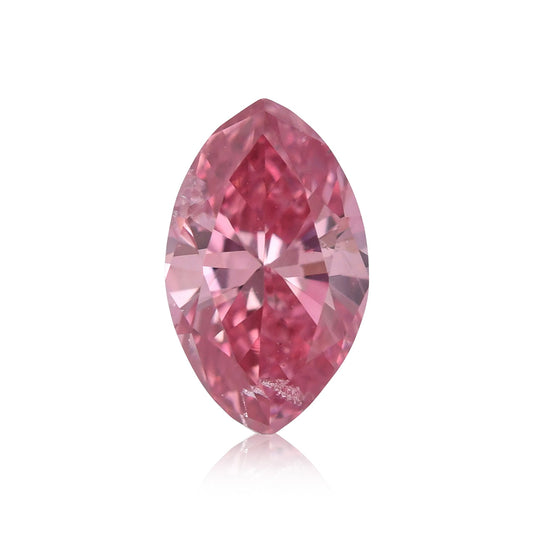 0,14 Karat Fancy Vivid Pink Marquise-Diamant (I1) GIA