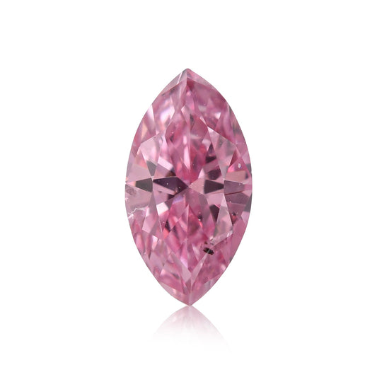 0,14 Karat Fancy Intense Purplish Pink Marquise-Diamant (I1) GIA