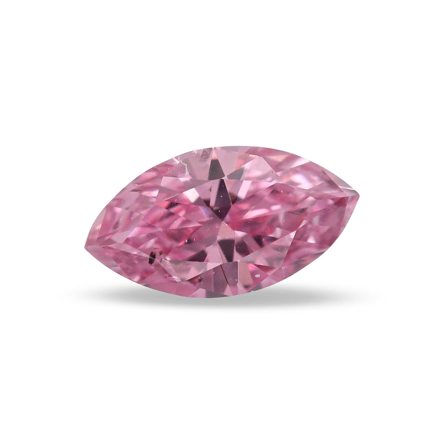 0,14 Karat Fancy Intense Purplish Pink Marquise-Diamant (I1) GIA