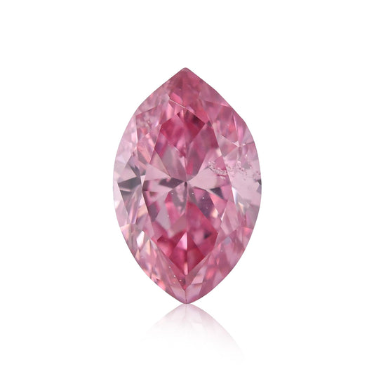 0,15 Karat Fancy Vivid Purplish Pink Marquise-Diamant I1 GIA