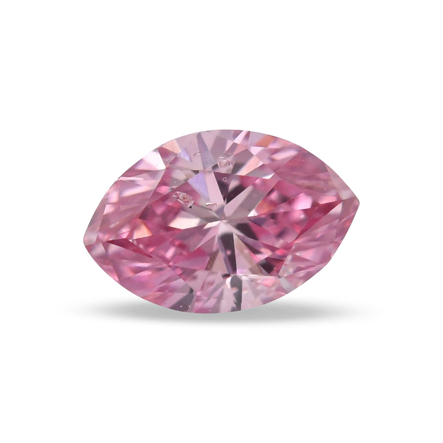 0,16 Karat Fancy Intense Purplish Pink Marquise Diamant I1 GIA