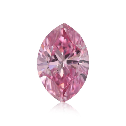 0,16 Karat Fancy Intense Purplish Pink Marquise Diamant I1 GIA