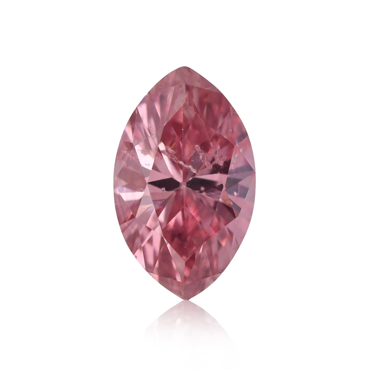 0,16 Karat Fancy Vivid Purplish Pink Marquise-Diamant I1 GIA
