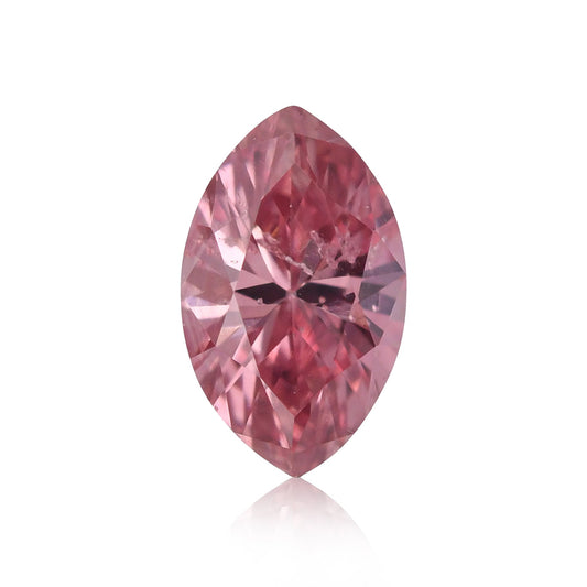 0,16 Karat Fancy Vivid Purplish Pink Marquise-Diamant I1 GIA