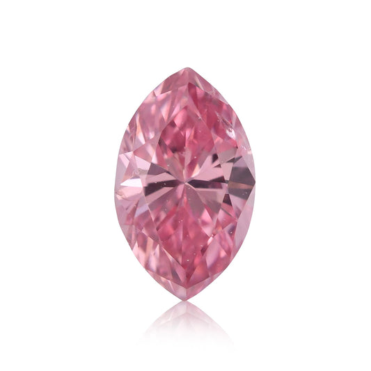 0,17 Karat Fancy Intense Pink Marquise-Diamant I1 GIA
