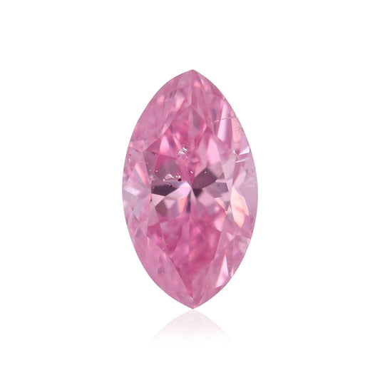 0,18 Karat Fancy Vivid Purplish Pink Marquise-Diamant I1 GIA