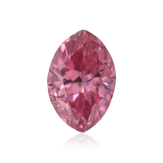 0,20 Karat Fancy Vivid Purplish Pink Marquise-Diamant I1 GIA