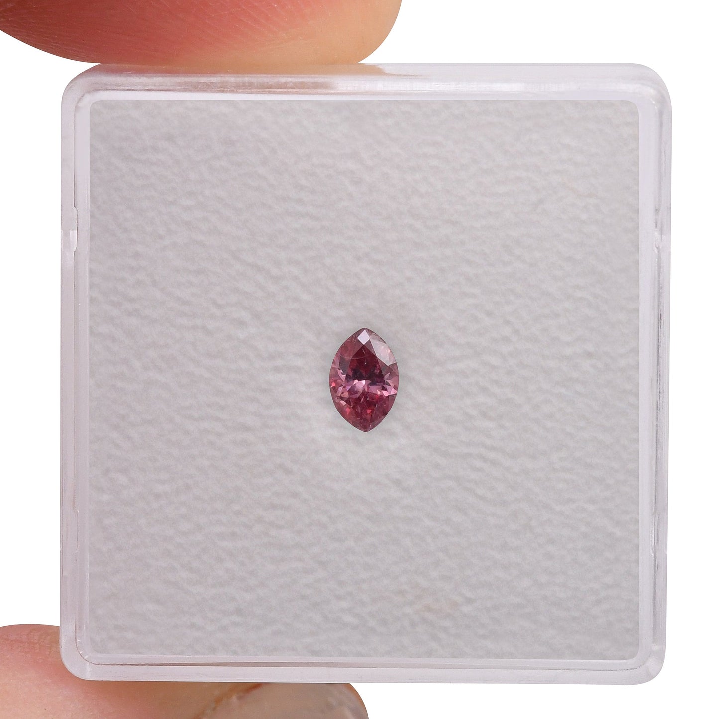0,20 Karat Fancy Vivid Purplish Pink Marquise-Diamant I1 GIA