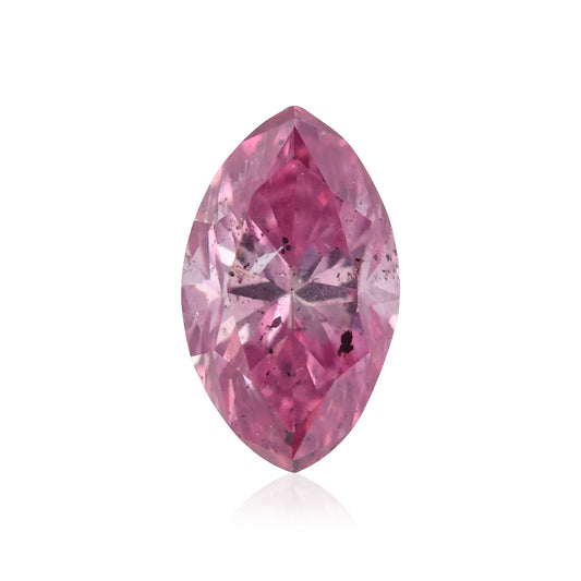 0,20 Karat Fancy Vivid Purplish Pink Marquise-Diamant I1 GIA