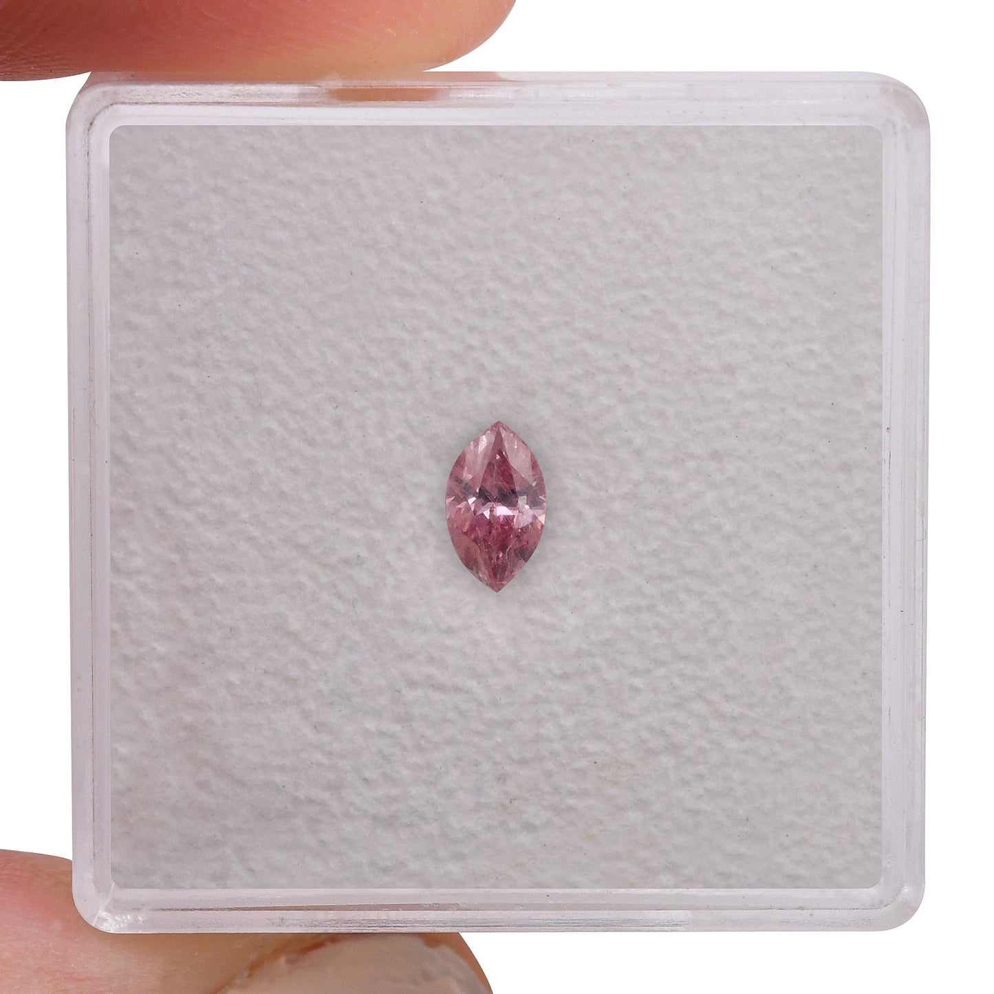 0,23 Karat Fancy Intense Pink Marquise Argyle Diamant I1 GIA