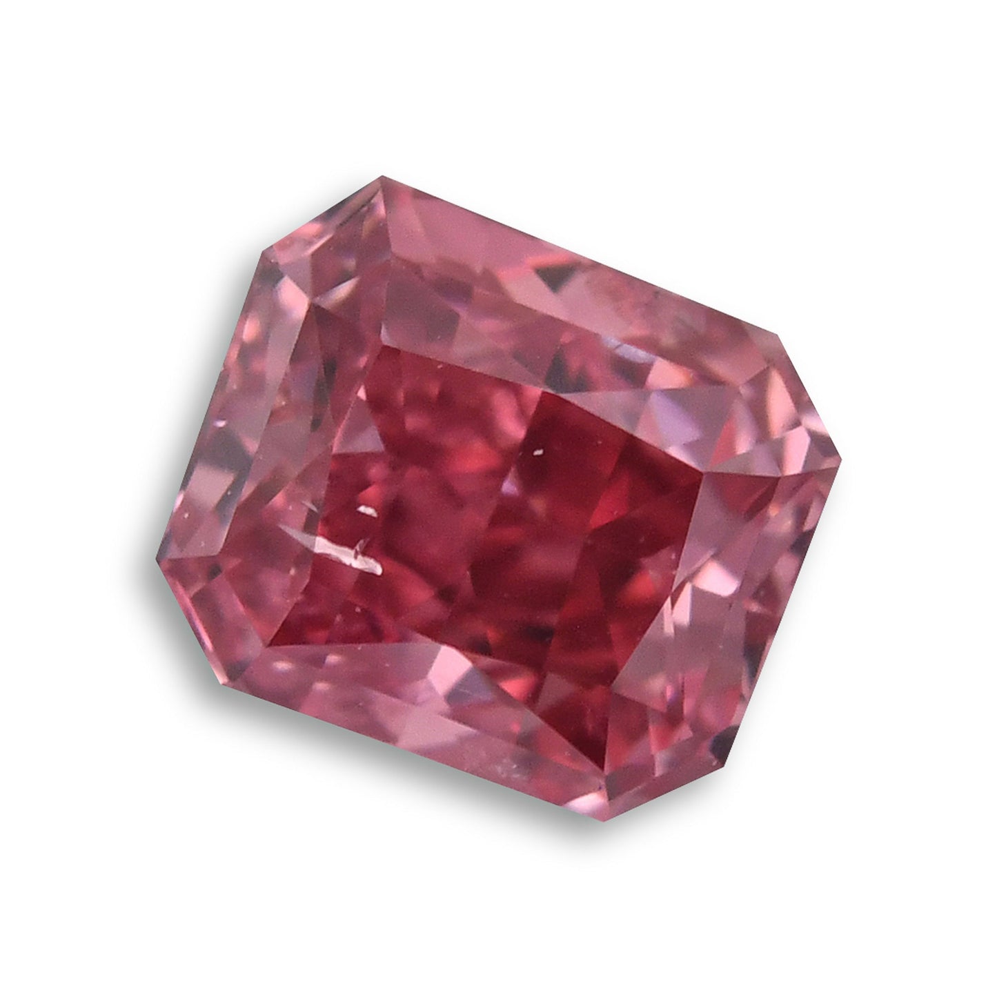 0,27 Karat Fancy Deep Pink Radiant Argyle Diamant I1 GIA