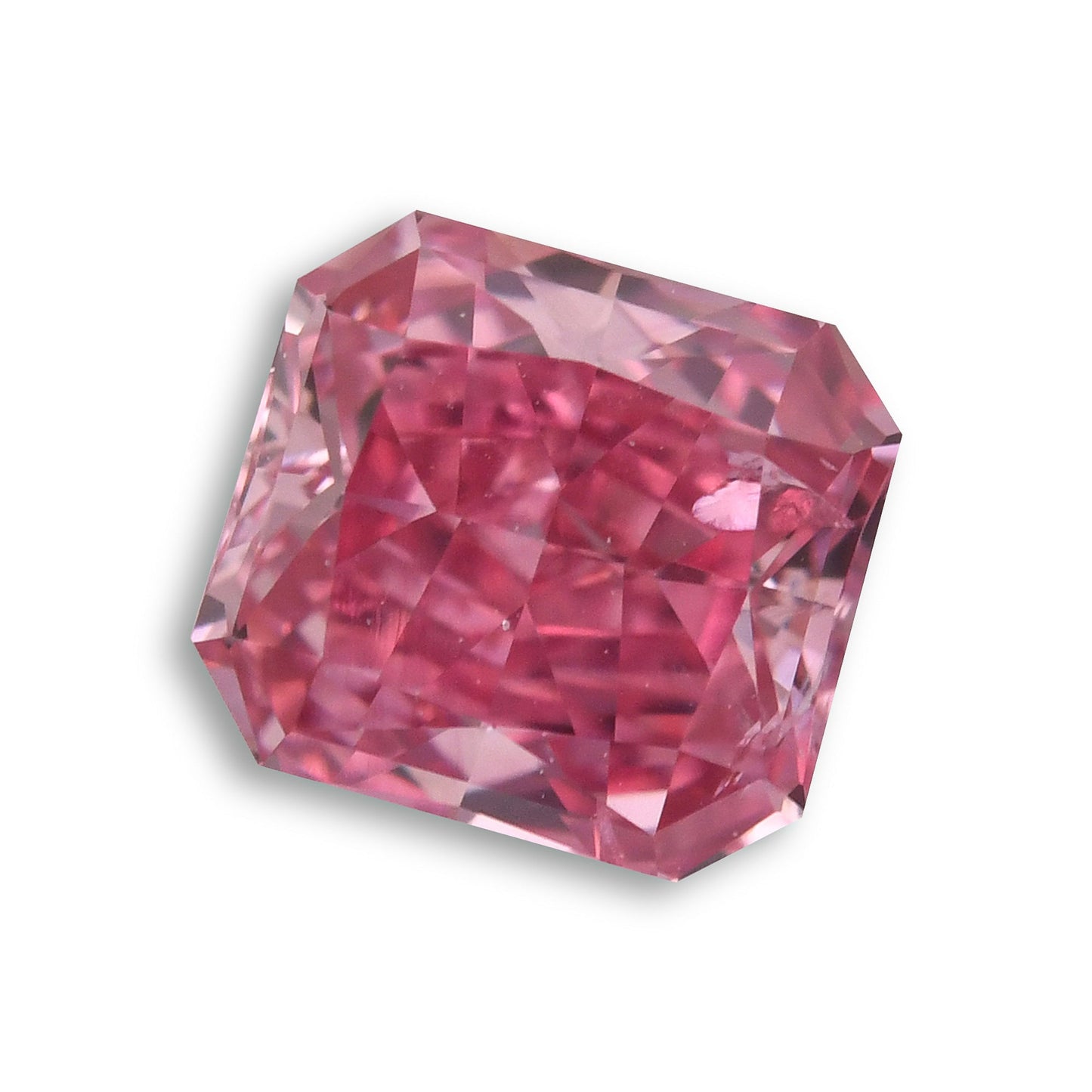 0,36 Karat Fancy Vivid Purplish Pink Radiant Argyle Diamant I1 GIA