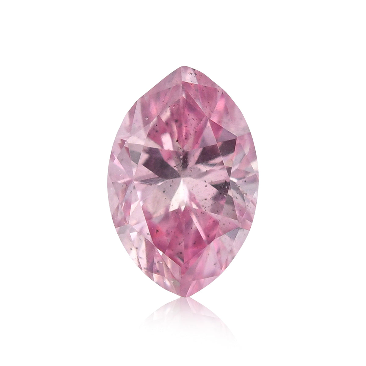 0,11 Karat Fancy Intense Purplish Pink Marquise-Diamant (SI1) GIA