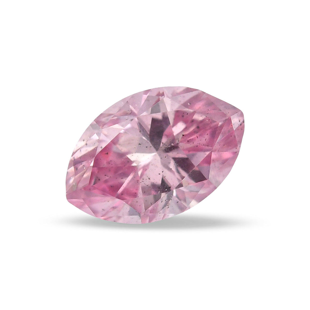 0,11 Karat Fancy Intense Purplish Pink Marquise-Diamant (SI1) GIA
